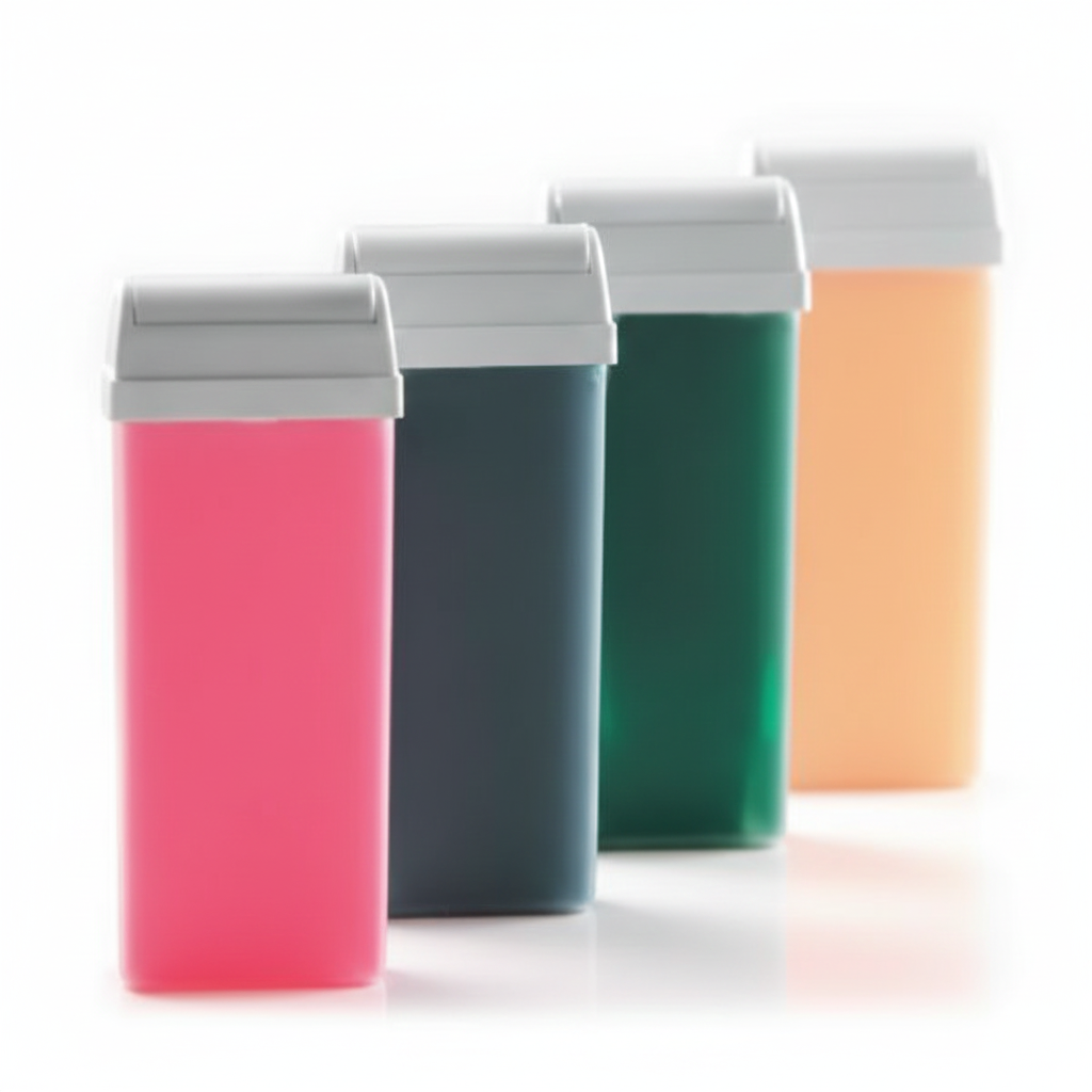 Cera Roll-On Más de 7 Tipos Termowax chocolate-miel-rosa-azul-verde-hombre-rosa - 1 Caja 52 Unidades - Beauty Image