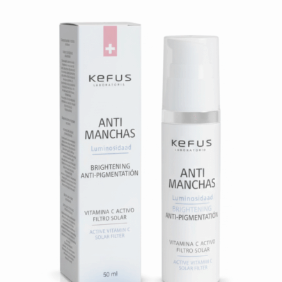 Crema Antimanchas Vitamina C Kefus 50 ml con Filtro Solar Protector