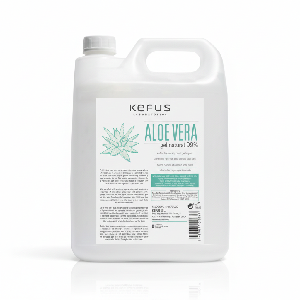 Gel Aloe Vera Natural Blanco Kefus 5000 ml Gel Aloe Vera Natural Blanco Kefus 5000 ml