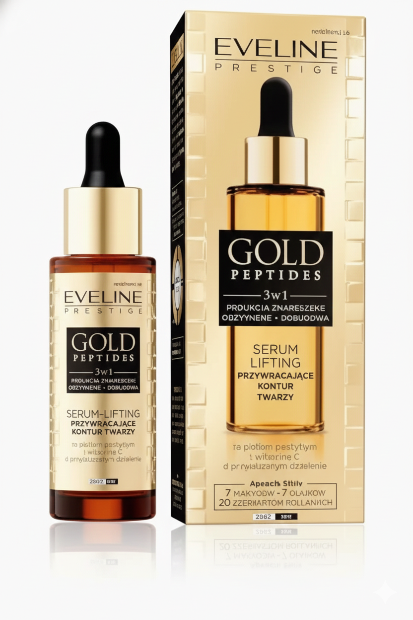 Sérum Reafirmante Facial gold peptides Eveline 30ml