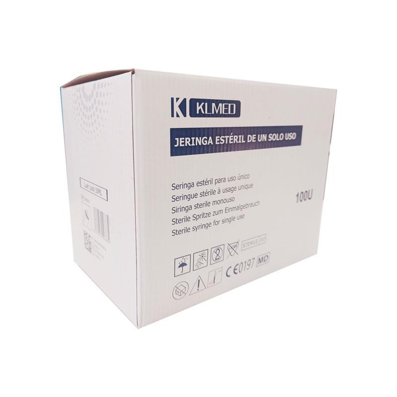 Jeringas Estériles 2 Cuerpos Luer 2/2,5 ml – Caja 100 Uds