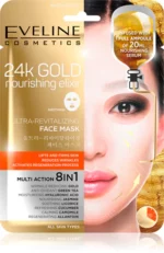 Mascarilla Facial Tipo Coreana Ultra Revitalizante 24K Gold – EVELINE