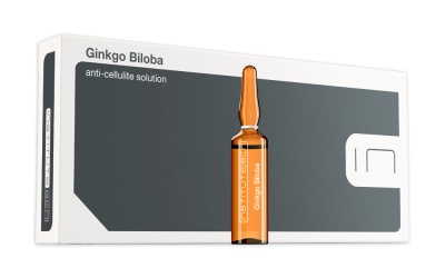 GINKGO BILOBA Solución Anticelulítica Beneficios Tratamientos Principios Activos Ficha técnica Ampolla