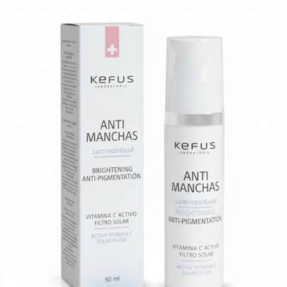 Crema Antimanchas Vitamina C Kefus 50 ml con Filtro Solar Protector