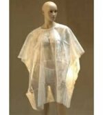 (peinadores) CAPAS DE CORTE TNT TEJIDO NO TEJIDO 18 GRAMOS 100 UNIDADES blancos