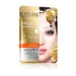 Mascarilla Facial Tipo Coreana Ultra Revitalizante 24K Gold – EVELINE - Imagen 2