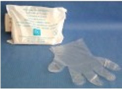 Guantes de plástico - 100 ud