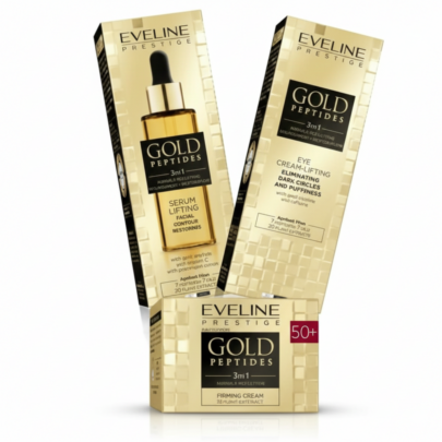 El Pack Eveline Gold Peptides crema facial lifting reafirmante